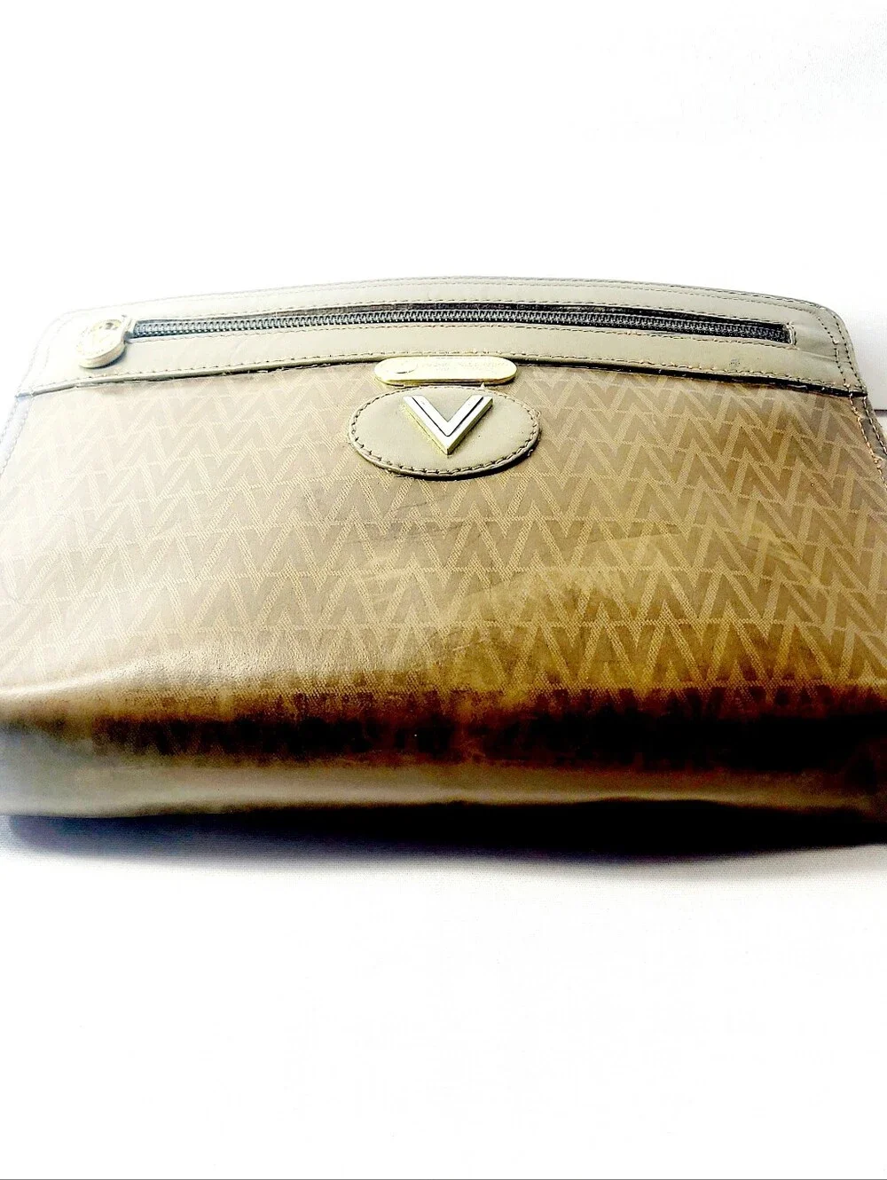 Mario Valentino Leather Clutch